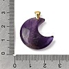 Natural Amethyst Pendants G-A297-02G-10-3
