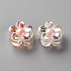 Transparent Acrylic Beads TACR-S152-06B-SS2112-2