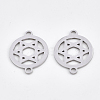 Tarnish Resistant 201 Stainless Steel Links connectors STAS-T044-36P-2