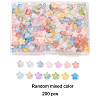 200Pcs Frosted Acrylic Charms OACR-FP0001-25-2