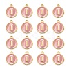 Golden Plated Alloy Enamel Charms LS-ENAM-S118-07I-2