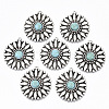 Tibetan Style Alloy Pendants X-PALLOY-R113-007-RS-1