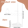 Plastic Assembled Doll Holders ODIS-WH0025-175-2