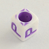 Opaque Acrylic Beads SACR-Q100-M022-3