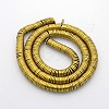 Electroplate Non-magnetic Synthetic Hematite Beads Strands G-J216E-06-2
