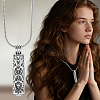 DIY Stainless Steel Pendant Necklaces Making Kits DIY-CN0003-75P-3