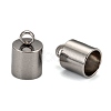 Tarnish Resistant 304 Stainless Steel Cord Ends STAS-E020-7-2
