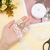 Hollow Lace Embossing Ribbon Tape DIY Sewing Wedding Decoration Accessories OCOR-WH0020-10-7