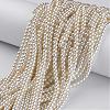 Glass Pearl Beads Strands HY-4D-B02-4