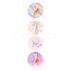 8 Styles Horse Paper Stickers X-DIY-L051-008-5