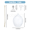 Transparent Glass Kerosene Lamp AJEW-WH0314-458-2