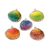 Sea Shell Pendants SSHEL-B002-07G-02-1