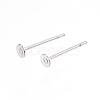 Tarnish Resistant 304 Stainless Steel Stud Earring Findings STAS-D448-088P-3mm-1