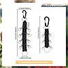 4Pcs 2 Styles Alloy Keychains HJEW-FH0001-70-2
