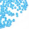Frosted Opaque 6/0 Glass Seed Beads SEED-R029-4mm-A06-1