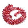 Baking Paint Glass Bead Strands GLAA-G116-02C-2