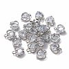 Heart Alloy Charms ZIRC-R007-043A-02-1