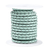 Braided Cowhide Leather Cord NWIR-N005-01F-3mm-1