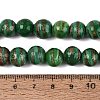 Handmade Gold Sand Lampwork Beads Strands LAMP-Q041-10B-4