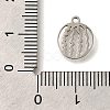 201 Stainless Steel Pendants STAS-R136-01P-01-3