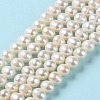 Natural Cultured Freshwater Pearl Beads Strands PEAR-E018-05-2