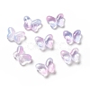 Transparent Baking Paint Glass Beads GLAA-F115-01J-1