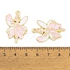 Rack Plating Alloy Enamel Pendants FIND-A040-08D-03G-3
