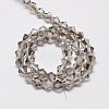 Imitate Austrian Crystal Bicone Glass Beads Strands GLAA-F029-5x5mm-07-2
