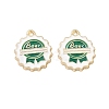 Alloy Enamel Pendants FIND-H020-01A-G-1