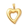304 Stainless Steel Pendants STAS-H200-01G-17-1