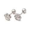 304 Stainless Steel Nose Bone Rings STAS-B126-14P-02-4