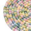 Natural White Jade Beads Strands G-P575-B14-4x2mm-01-3
