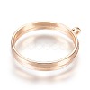 Alloy Open Back Bezel Pendants X-PALLOY-WH0030-01G-2