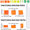 600Pcs 6 Style Opaque Colours 2-Hole Glass Seed Beads SEED-CN0001-17-2