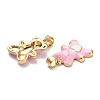 Brass Enamel Pendants KK-A153-06G-B-3