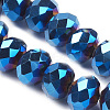 Electroplate Glass Bead Strands EGLA-R080-8mm-M-3