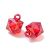 Transparent Acrylic Pendants MACR-D059-02-3