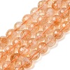 Natural Citrine Beads Strands GG-CBA59DD-C02-6mm-2