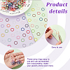 PandaHall Elite 225Pcs 15 Colors SPray Painted Zinc Alloy Jump Rings FIND-H0010-91B-4