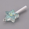 Resin Pendants RESI-K008-B04-2