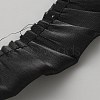 Chiffon Wrinkles Lace Ribbon OCOR-WH0078-380B-03-1
