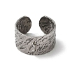 Tarnish Resistant 304 Stainless Steel Cuff Ring Settings STAS-E202-01P-2
