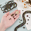 4 Strands 4 Styles Natural Dragon Blood Jasper Bead Strands G-OC0005-10-3