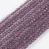 Glass Beads Strands EGLA-E057-02B-19-1