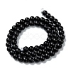 Natural Black Onyx Beads Strands G-Z024-01C-3