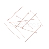 Brass Eye Pin KK-WH0058-01B-RG-3
