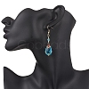 Handmade Glass Seed Beads Teardrop Dangle Earrings EJEW-MZ00576-03-3