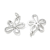 SHEGRACE Brass Micro Pave Clear Cubic Zirconia Pendants XGRQ3P283-630P-2