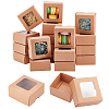 Folding Kraft Paper Cardboard Jewelry Gift Boxes CON-WH0092-25A-1