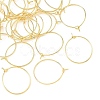 SHEGRACE Brass Hoop Earring Findings XGRPCH295-217G-2